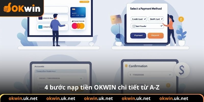 4 bước nạp tiền OKWIN chi tiết từ A-Z